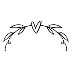 heart flourish with leaves