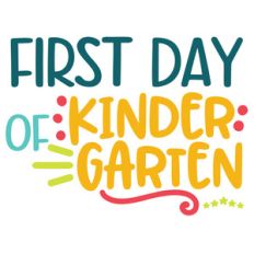 first day of kindergarten