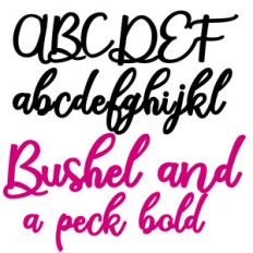 zp bushel and a peck bold