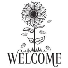 welcome sunflower