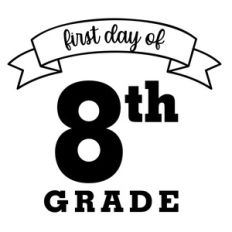 first day of 8th grade