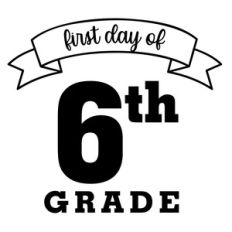 first day of 6th grade
