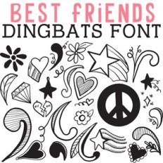 cg best friends dingbats
