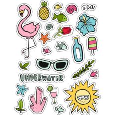 ml sunny skies stickers