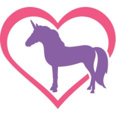 love unicorn heart