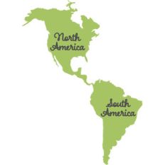 north and south america