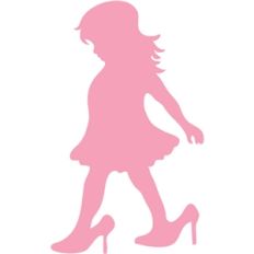 girl in mommy's shoes