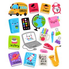 kawaii back to school sticker set 2