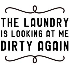 laundry looking dirty