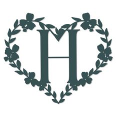 h heart letter