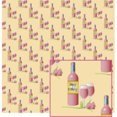 birthday wine pattern