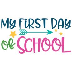 my first day of school arrow quote