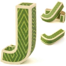 3d j letter box