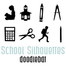 school silhouettes doodlebat