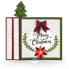 6x6 wiper card merry christmas