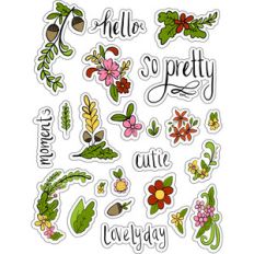 ml ferns and pretties stickers