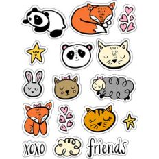 ml hello friends stickers