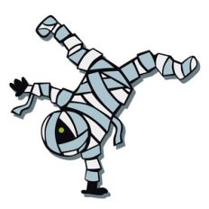 break dancing mummy