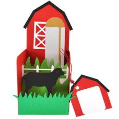 black sheep farm card in a box