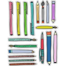 ml school supplies stickers