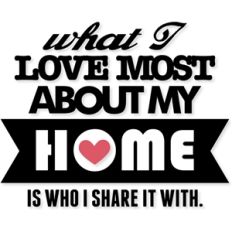 'love home share' phrase
