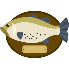 fish plaque