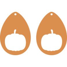 pumpkin earrings