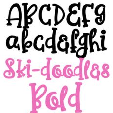 pn ski-doodles bold