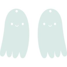 ghost earrings