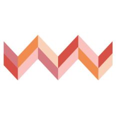 sectioned chevron border
