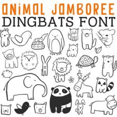 cg animal jamboree dingbats