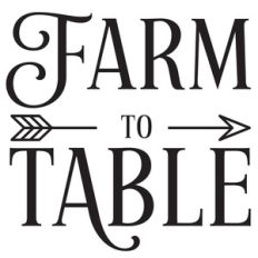 farm to table arrow quote