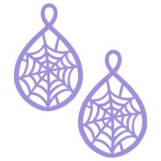 spiderweb earrings