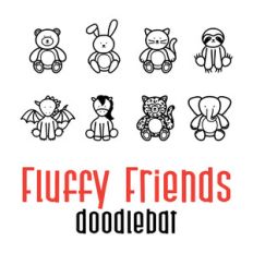 fluffy friends doodlebat