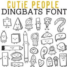 cg cutie people dingbats