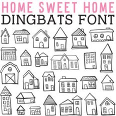 cg home sweet home dingbats