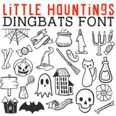 cg little hauntings dingbats