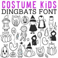 cg costume kids dingbats