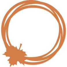 autumn leaf frame