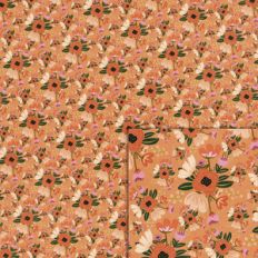 fall flowers background paper