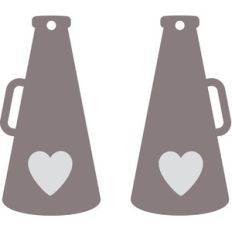 cheer earrings