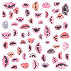 vampire lips pattern