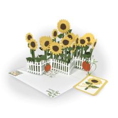 zig zag sunflowers all-occasion card