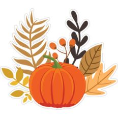 pumpkin and leaves