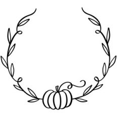 pumpkin wreath