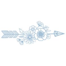 boho floral arrow