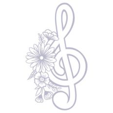 boho treble clef