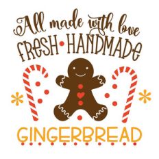 fresh handmade gingerbread