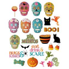halloween/dias de los muertos planner stickers