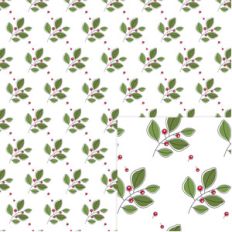 christmas berries pattern